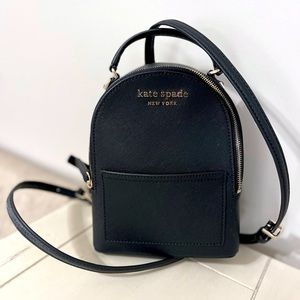 Kate Spade mini leather backpack